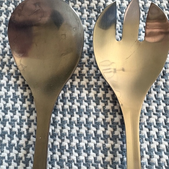 Rae Dunn Black and Silver Serving Utensils - Picture 3 of 4